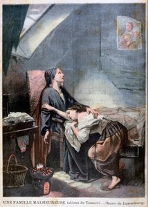 La famille indigente, ou Le suicide, 1849, 1897