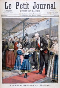Le Président de la République française visitant la Bretagne - Unbekannt