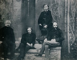 Le prince de Galles et ses tuteurs à l
