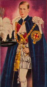 Le Prince de Galles lors de son investiture en tant que Chevalier de la Jarretière, 1911 1935 - Unbekannt