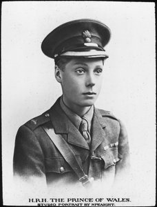 Le prince de Galles, futur roi Édouard VIII, années 1910