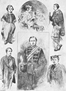 Le prince de Galles dans sa jeunesse, 1901