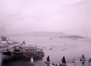 La Jetée Promenade à Plymouth dans le Devon, fin 19ème-début 20ème siècle