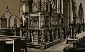 La Chaire, église Saint-Nicolas, vers 1880