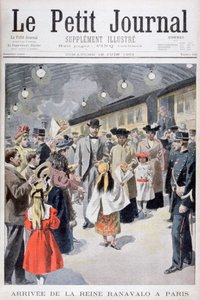 La reine de Madagascar Ranavalo arrive à Paris, 1901