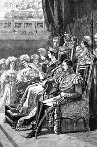 La Reine ouvrant le Parlement, 1846, 1900