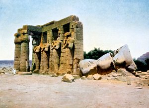 Le Ramesseum, Thèbes, Égypte, 20ème siècle