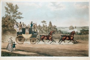 Le Red Rover, Carrosse de Southampton, vers 1815