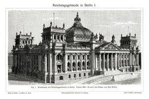 Le Reichstag, Berlin, Allemagne, fin du XIXe siècle - Unbekannt