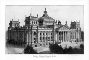 Le Reichstag à la fin du 19e siècle, 1900 - Unbekannt