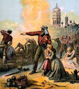 Le soulagement de Lucknow, 1857 vers 1850s - Unbekannt