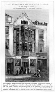 La résidence de Sir Paul Pindar, Bishopsgate, City de Londres - Unbekannt