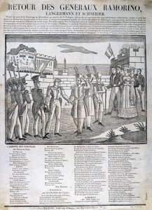 Le retour du général Ramorino, 1831