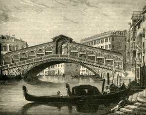Le Rialto, Venise, 1890 - Unbekannt