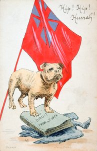 Le Droit précède la Force, carte postale française de la Première Guerre mondiale, 1914-1918 - Unbekannt