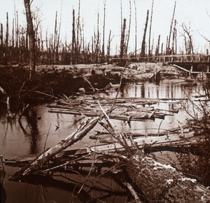 La rivière Ailette, nord de la France, vers 1914-1918 - Unbekannt