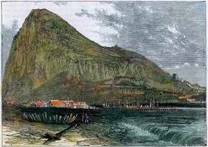 Le Rocher de Gibraltar, vers 1880 - Unbekannt