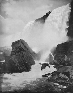 Les rochers sous la chute américaine, 19ème siècle - Unbekannt