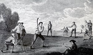Le club de la Royal Academy jouant au cricket - Unbekannt
