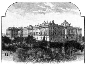 Le Palais Royal, Madrid, Espagne, 1900 - Unbekannt