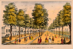 Le Palais Royal de St. James à côté du parc, vers 1870
