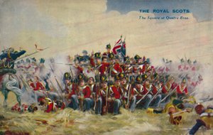 Les Royal Scots. La place à Quatre Bras, 1815, 1939