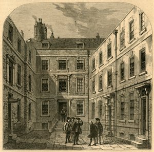 Maison de la Société Royale à Crane Court, 1897