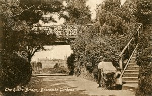 Le Pont Rustique, Boscombe Gardens, Bournemouth, Dorset, vers 1900-1919 - Unbekannt
