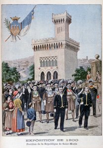 Le pavillon de Saint-Marin à l