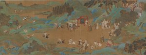 Le parc Shanglin : Chasse impériale, dynastie Ming ou Qing, XVIIe siècle - Unbekannt