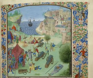 Le siège de Lisbonne, 1384, vers 1470-1475 - Unbekannt