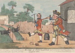 Le Siège de Namur par le Capitaine Shandy et le Caporal Trim Tristram Shandy, 1800-20 - Unbekannt
