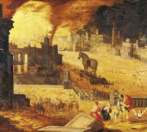 Le Siège de Troie, 17e siècle - Unbekannt