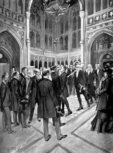 La procession des orateurs, Chambre des communes, Palais de Westminster, Londres, vers 1905 - Unbekannt