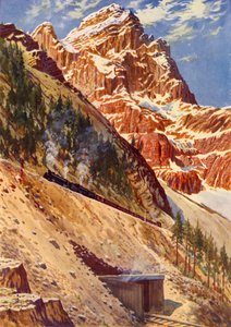 Les tunnels en spirale sur le chemin de fer Canadien Pacifique, c1948 - Unbekannt