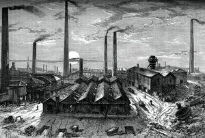 Les usines chimiques de St Rollox, Glasgow, c1880 - Unbekannt