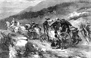 La diligence du siècle dernier, 1855