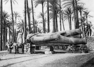 La statue de Ramsès II, Le Caire, Égypte, vers les années 1920 - Unbekannt