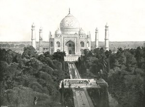 Le Taj Mahal, Agra, Inde, 1895 - Unbekannt