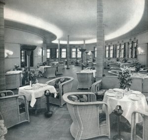 Le salon de thé du Conte Di Savoia, 1933 - Unbekannt