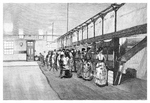 Le central téléphonique, Melbourne, Victoria, Australie, 1886
