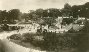 La terrasse et la fontaine, Central Park, New York - Unbekannt