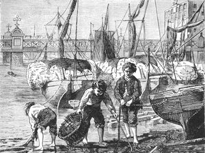 La Tamise à marée basse