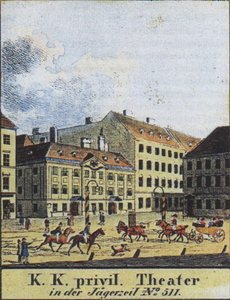 Le Théâtre an der Wien, Vienne, début du 19e siècle - Unbekannt