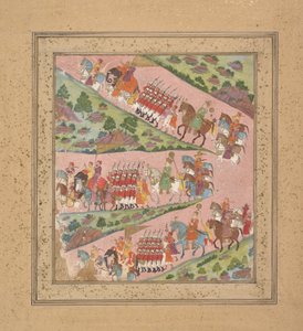 Les trois routes, vers 1840