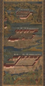 Les trois sanctuaires sacrés de Kumano : Kumano Mandala, vers 1300 - Unbekannt
