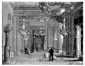 La Salle du Trône, Palais de Buckingham - Unbekannt