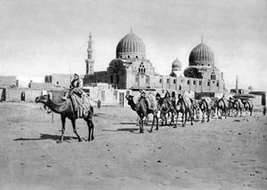 Les tombes des califes, Le Caire, Égypte, vers 1920
