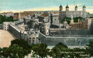 La tour de Londres et la Monnaie, Londres, c1910 - Unbekannt