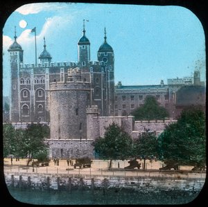 La Tour de Londres la nuit, fin du XIXe ou début du XXe siècle - Unbekannt